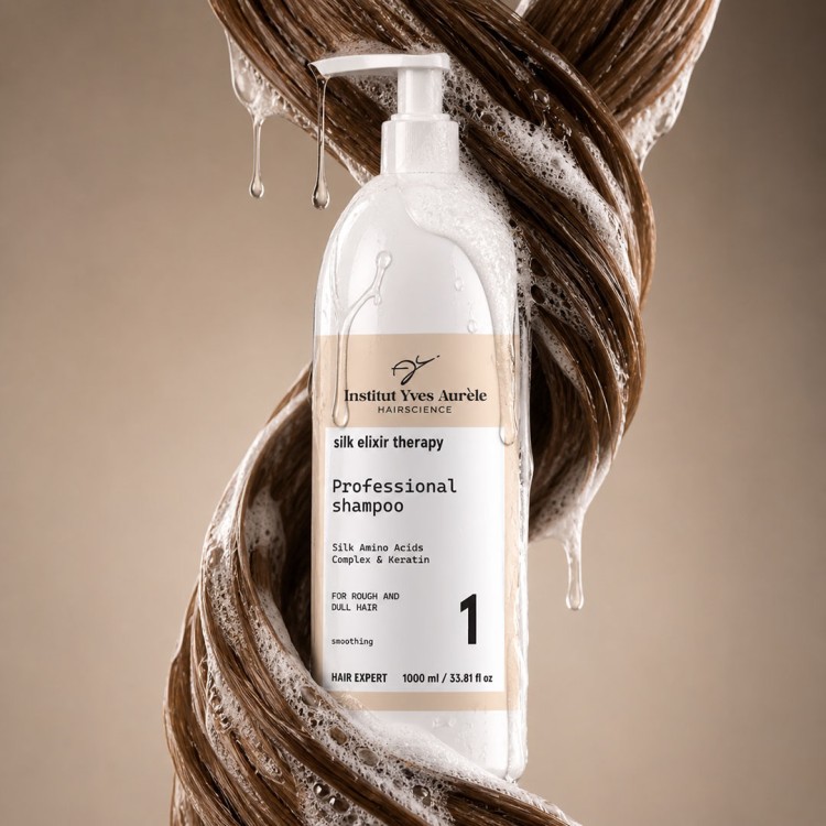 Szampon Silk Elixir Therapy z aminokwasami jedwabiu