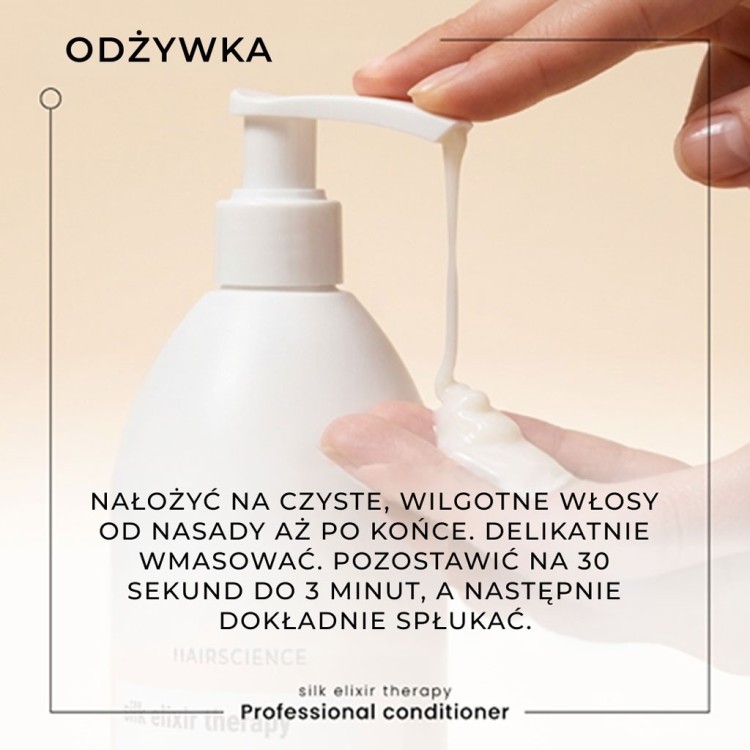 Odżywka Silk Elixir Therapy z aminokwasami jedwabiu